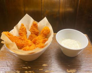 Filetti di pollo fritti con salsa home made 6 pezzi