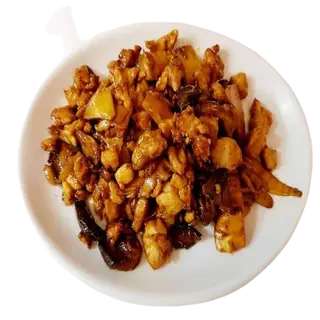 Pollo Con Bambú Y Setas Chinas