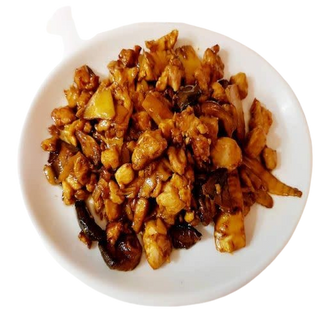 Pollo Con Bambú Y Setas Chinas