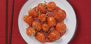 Pileće kuglice u slatkom tomato sosu