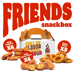 Friends Snackbox (6 King nuggets + 8 onion + 6 chili cheese bite)
