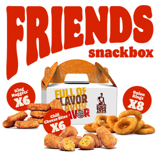 Friends Snackbox (6 King nuggets + 8 onion + 6 chili cheese bite)