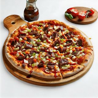 BBQ Steak Pizza (Single)