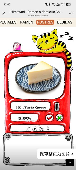 Tarta queso