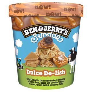 Ben & Jerrys Sundae Dulce De-lish 427ml
