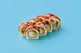 GLOVO Прайм Угорь с крабом и авокадо 8 шт