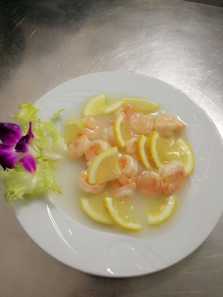 126 Gamberi al limone 柠檬虾