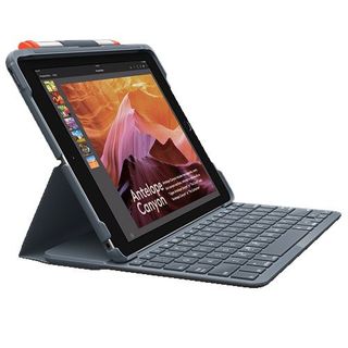 Funda Con Teclado Logitech Slim Folio Negro Para Ipad 10,2'' - 5099206088290