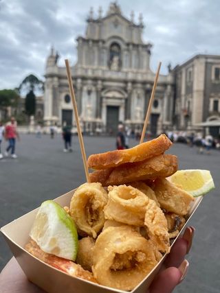Anelli di calamari grandi 
