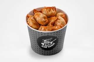 Жареные пельмени