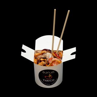 ნუდელსი ზღვის პროდუქტების მიქსით