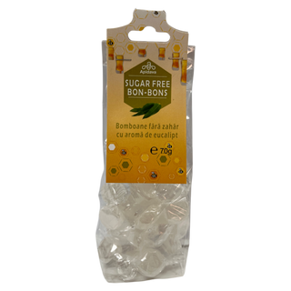 Bomboane fără zahăr cu aromă de Eucalipt (70g)