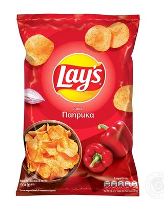 Չիփս Լեյս պապրիկա 90գ