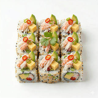 47. Uramaki Hikaru Roll (8 Pzs.)