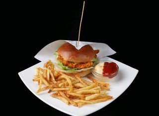 Пилешки криспи бургер (400г)