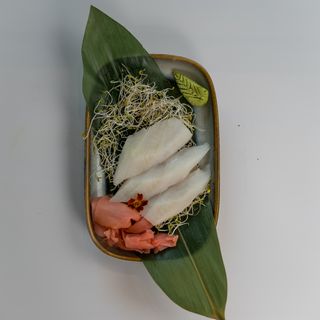 Sashimi halibut
