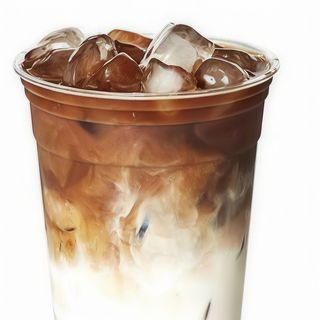Ice latte chocolat
