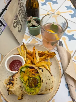 Wraps com Falafels