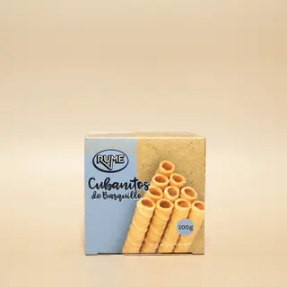 Caja de Cubanitos de Barquillo