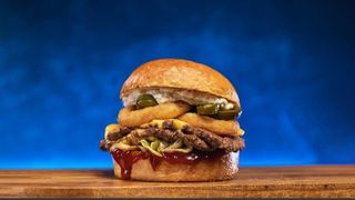 Double jalapeno smash burger