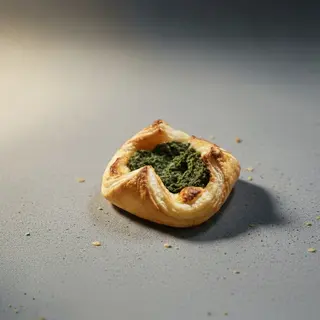 Cesta de espinacas y ricotta 