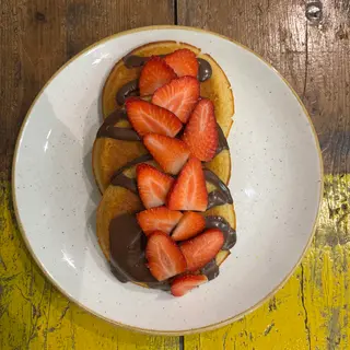 Pancake strawberry