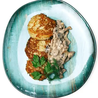 Деруни з куркою та грибами (270г)
