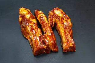 Puntine suino in salsa barbecue