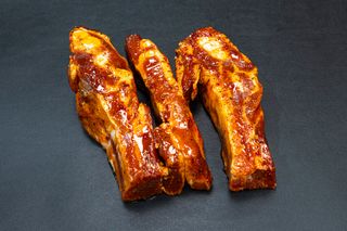 Puntine suino in salsa barbecue