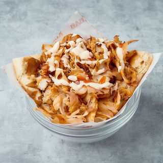 Kebab w bułce samo mięso