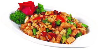 Pollo con almendras