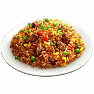 Arroz Frito Con Ternera