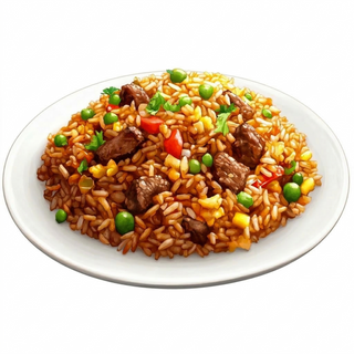 Arroz Frito Con Ternera