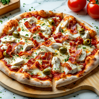 Pizza Pui cu bacon Ø32cm