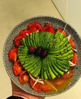 Ensalada Tomate Con Aguacate