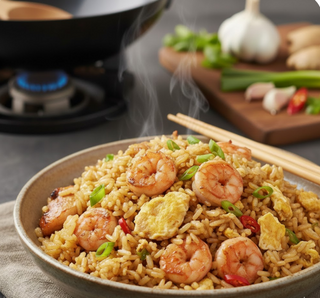 Arroz Chaufa De Langostinos