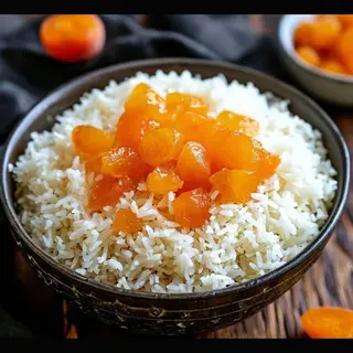 Rice with dried apricot 