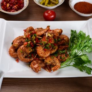 Креветки жареные