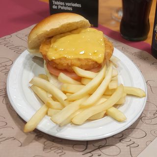 hamburguesa de pollo crungchie