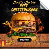Double Decker Beef Cheese Burger