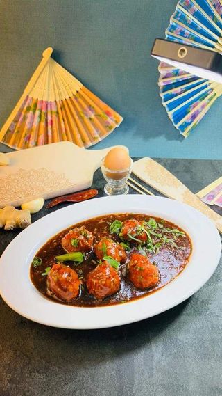 Vegetable Manchurian (gravy)