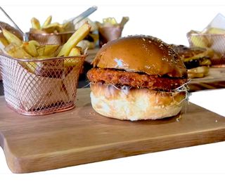 Hamburguesa De Pollo Rebozado Cornflakes