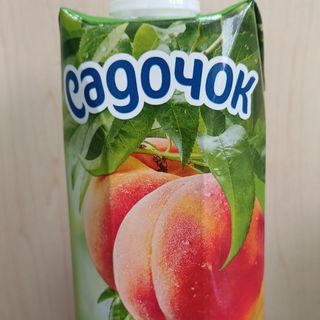 Сiк Садочок персик-яблуко (0,5л)