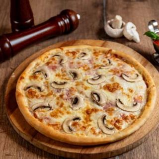 Pizza Prosciutto e funghi 30 cm (OFERTA 1+1)