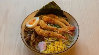 Crispy Ebi Miso Ramen