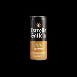 Cerveza Estrella tostada 0,0 lata