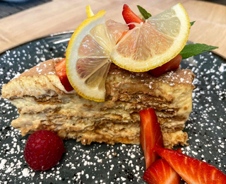 Bolo de bolacha tiramisú