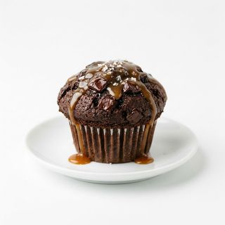 Muffin caramello salato e cioccolato