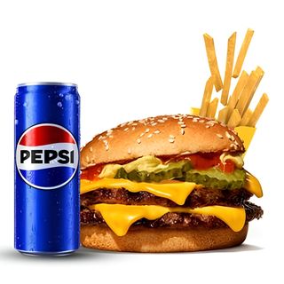 American monster double menu