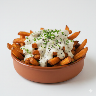 Batatas Con Salsa De Trufa